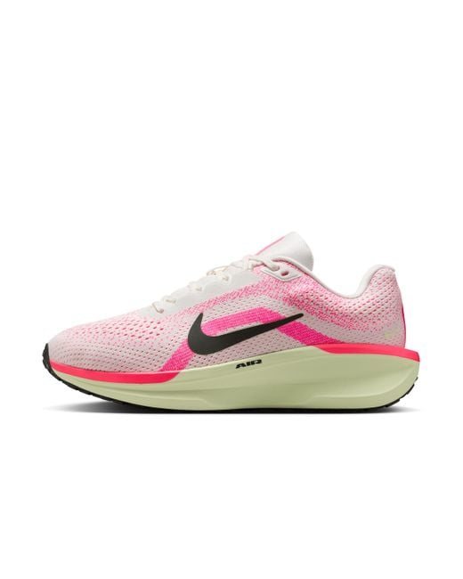 Nike Pink Winflo 11 Road Running Shoes