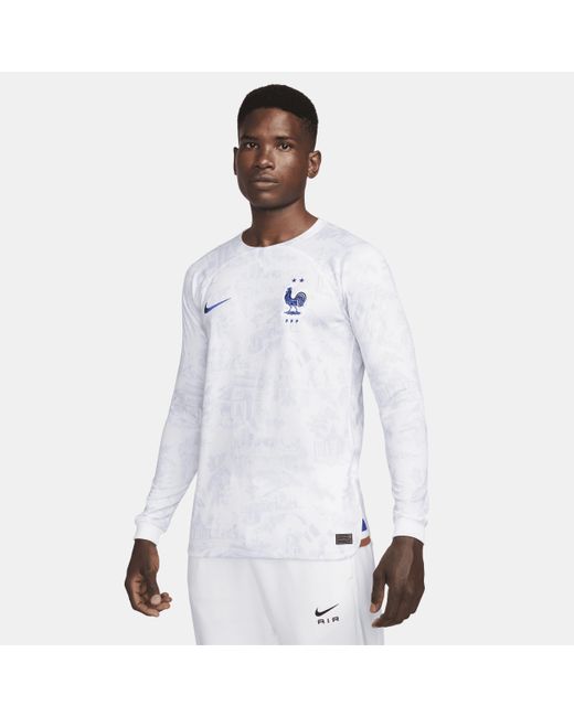 Nike Fff 2022/23 Stadium Away Dri-fit Long-sleeve Soccer Jersey In White, for Men | Lyst