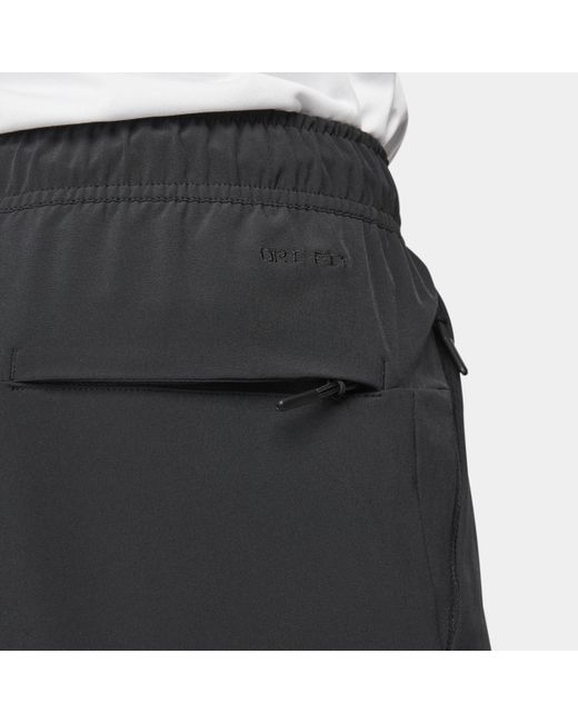 Nike Black Unlimited Dri-fit Zippered Cuff Versatile Pants for men