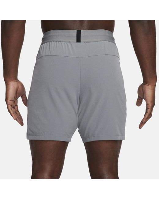 Shorts da fitness dri-fit non foderati 18 cm flex rep 4.0 di Nike in Black da Uomo
