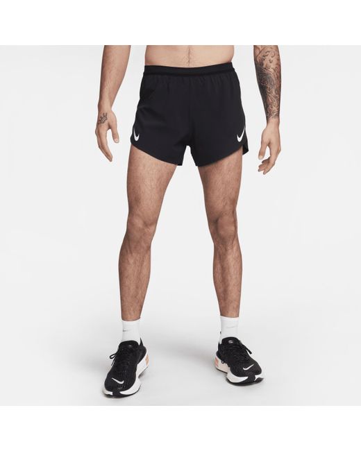 Nike Blue Aeroswift Dri-fit Adv 4" Brief-lined Running Shorts for men