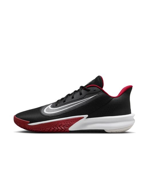 Nike Black Precision 7 Basketball Shoes for men