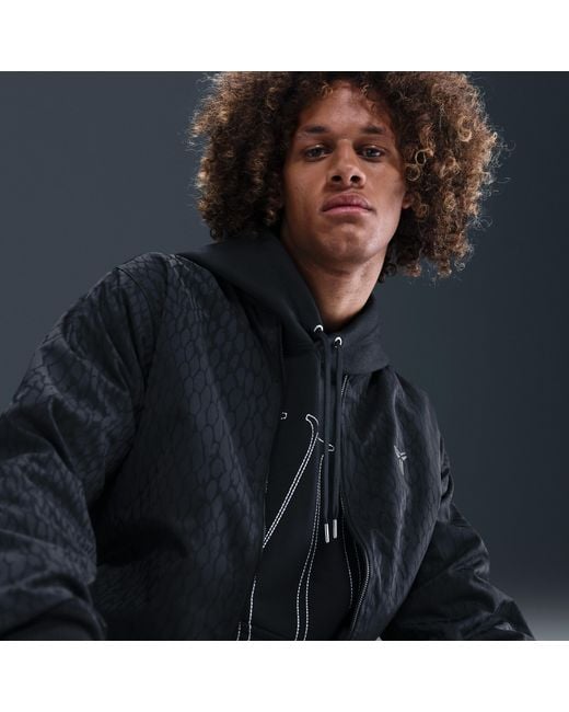 Nike Blue Kobe Basketball Bomber Jacket for men