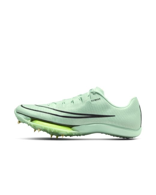 Nike Green Air Zoom Maxfly Track & Field Sprinting Spikes for men