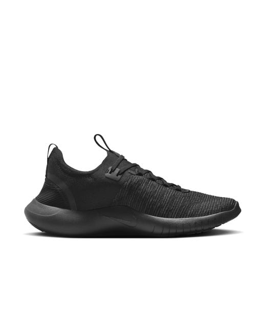 Nike Black Free Rn Nn Road Running Shoes for men