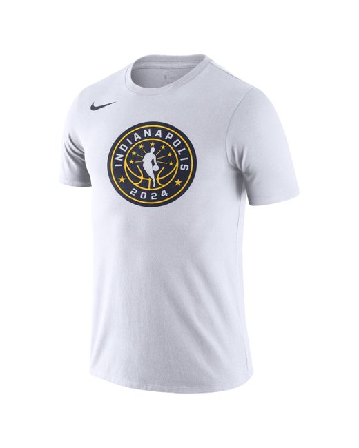Nike Team 31 All-star Weekend Essential Nba-shirt Met Ronde Hals in het White voor heren