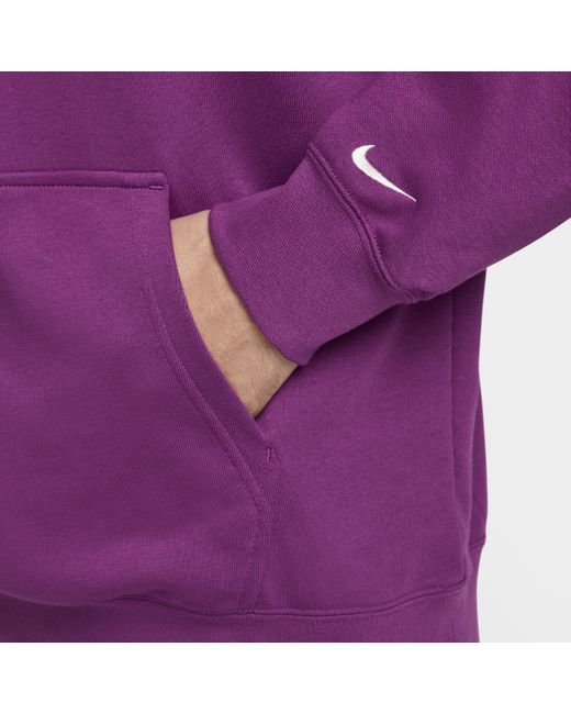 Nike Purple Track Club Dri-fit Fleece Running Sweatshirt Polyester for men