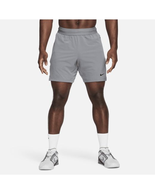 Nike Black Flex Rep 4.0 Dri-Fit 18Cm (Approx. Unlined Fitness Shorts for men