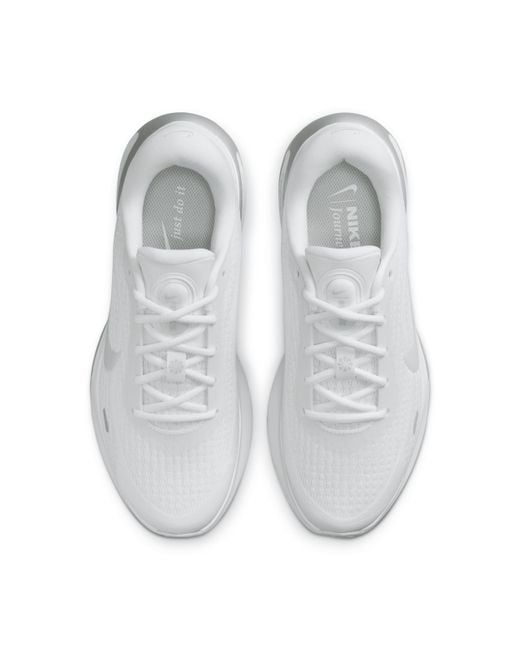 Nike White Journey Run Road Running Shoes