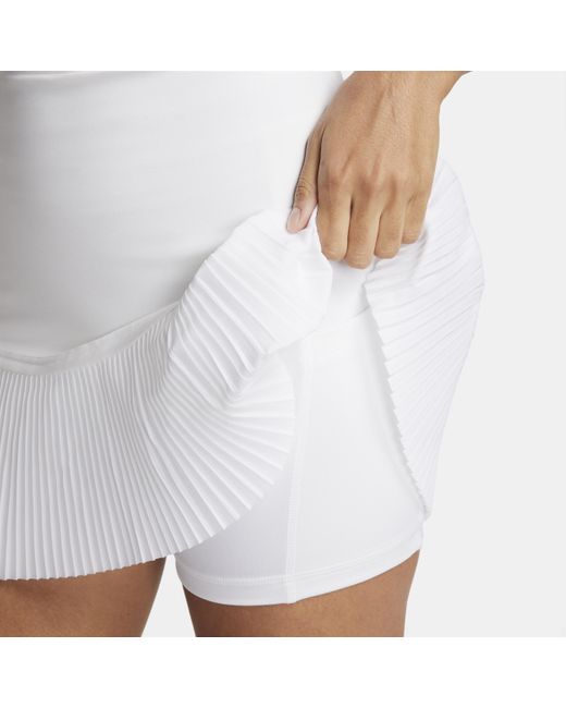 Nike White Advantage Dri-fit Tennis Skirt Polyester