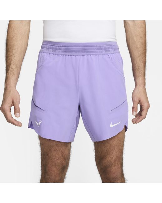 Nike Purple Rafa Dri-fit Adv 7" Tennis Shorts for men
