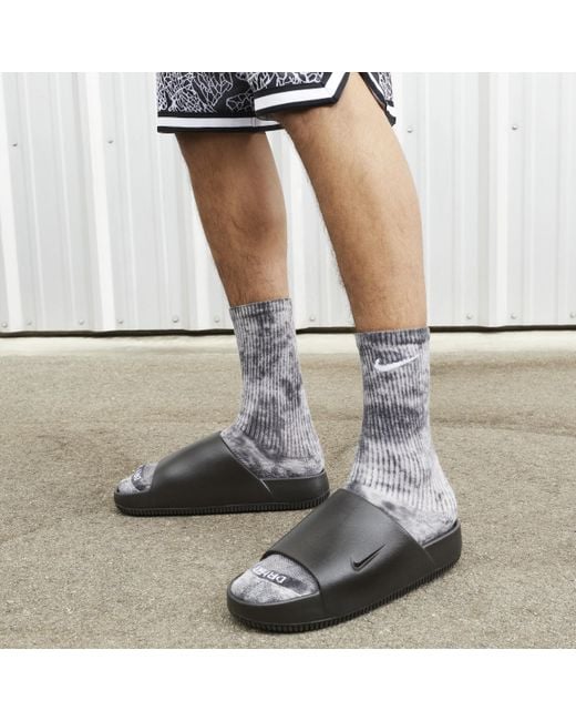 Ciabatta Calm – Uomo di Nike in Black da Uomo