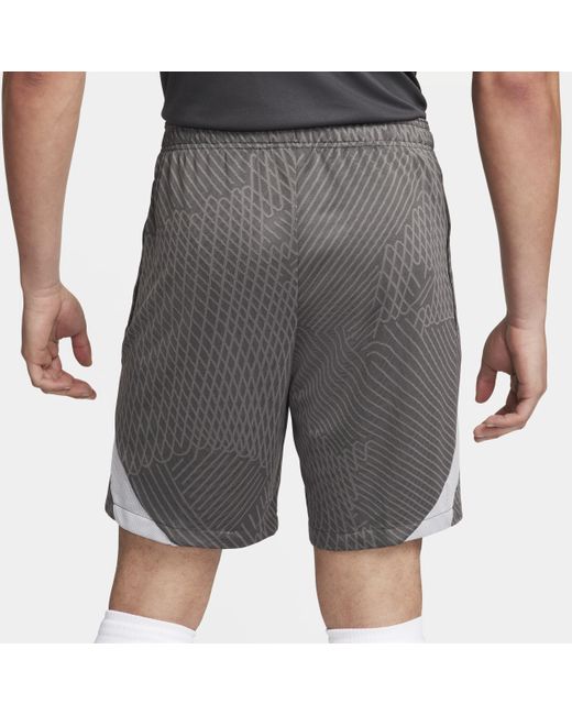 Nike Gray Liverpool F.c. Strike Dri-fit Football Shorts Polyester for men
