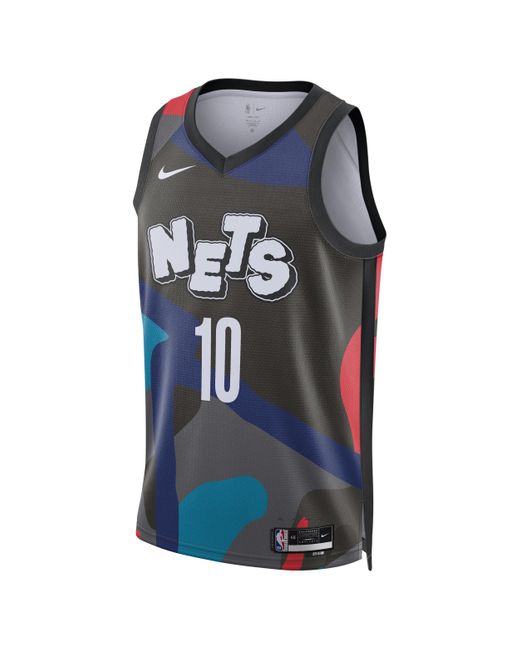 Nike Brooklyn Nets City Edition 2023/24 Dri-fit Swingman Nba-jersey in het Gray voor heren