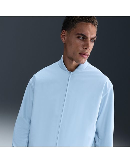 Nike Blue 24.7 Octa Therma-Fit Bomber Jacket for men