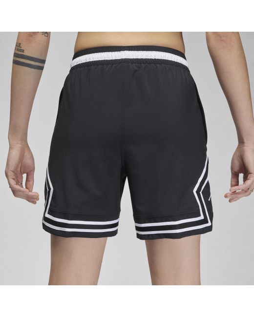 Shorts diamond in tessuto dri-fit jordan sport di Nike in Black da Uomo
