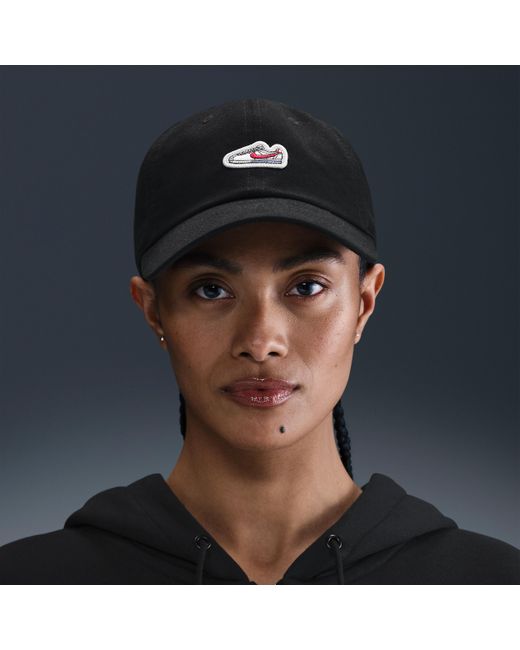 Nike Black Club Unstructured Cortez Patch Cap