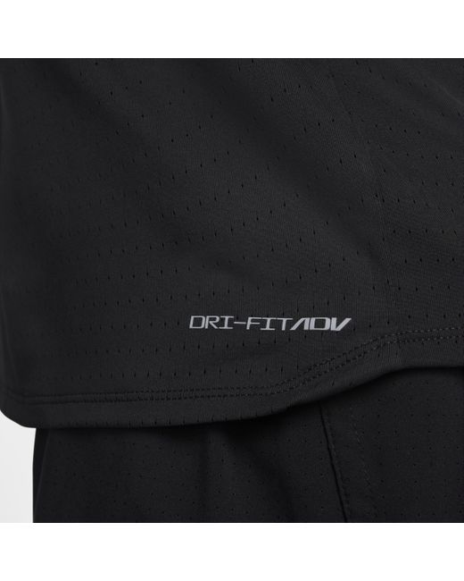 Nike Black Aeroswift Dri-fit Adv Running Vest Polyester for men