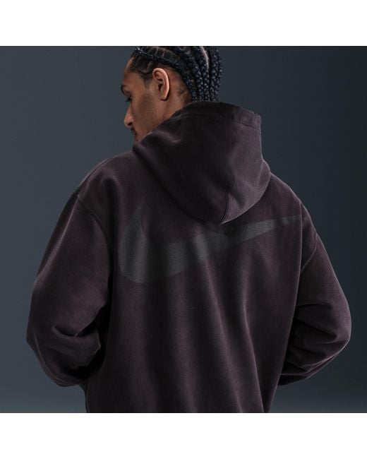 早い者勝ち NIKE SOLO SWOOSH FRENCH TERRY PULLOVER フーディ Nike Solo Swoosh French Terry Pullover Hoodie in Black for
