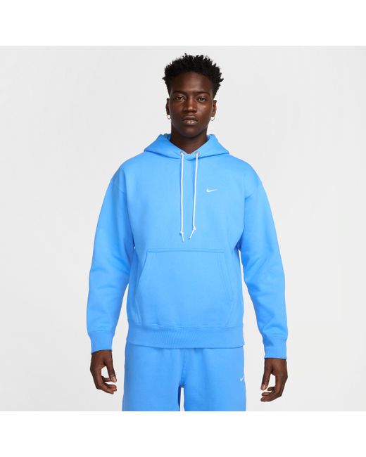 Sweat À Capuche En Tissu Fleece Solo Swoosh Pour Homme Nike pour homme en coloris Blue