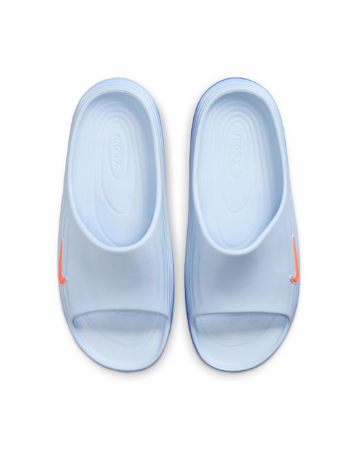 Nike Blue Reactx Rejuven8 Slides for men