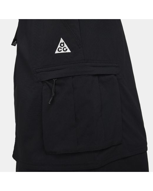 Nike Black Acg "smith Summit" Zip-off Skirt