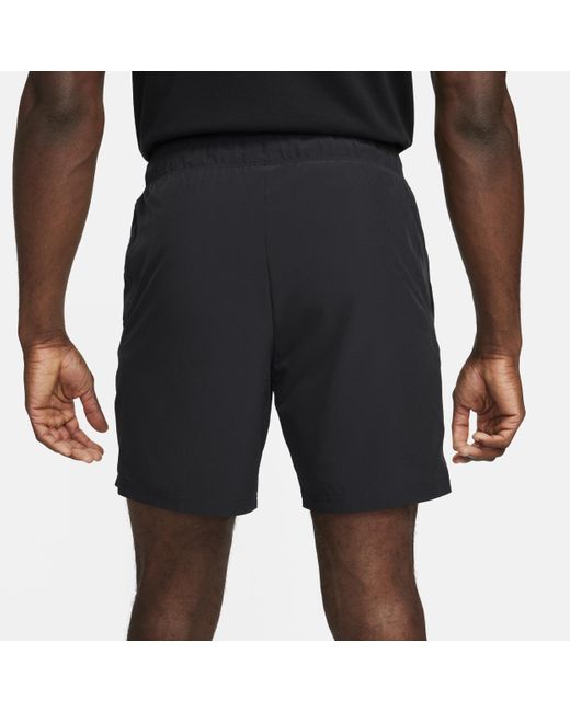 Nike Black Court Advantage Dri-fit 7" Tennis Shorts for men