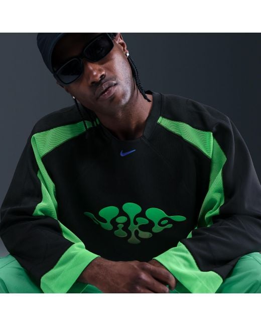 Nike Blue Project F.R.O.G. Long-Sleeve Jelly Jersey Top for men