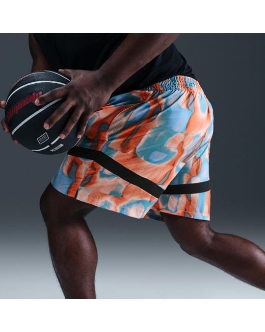 Nike Blue Icon Dri-Fit 6" Basketball Shorts for men