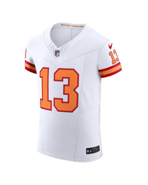 Nike White Mike Evans Tampa Bay Buccaneers Dri-Fit Nfl Elite Jersey for men