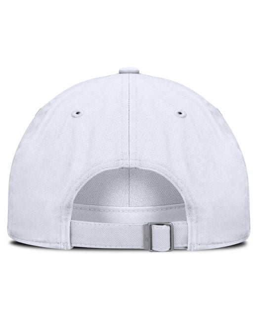 Nike White Penn State On-Field Club Gameday College Adjustable Hat for men