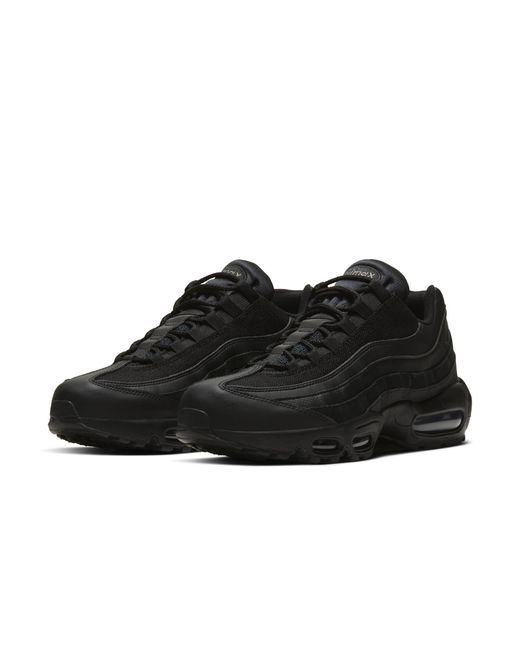Nike Leather Air Max 95 Essential in Black for Men - Save 24% | Lyst UK