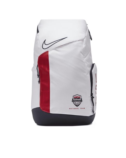 Nike Unisex Team Usa Elite Pro Basketball Backpack In White, Lyst
