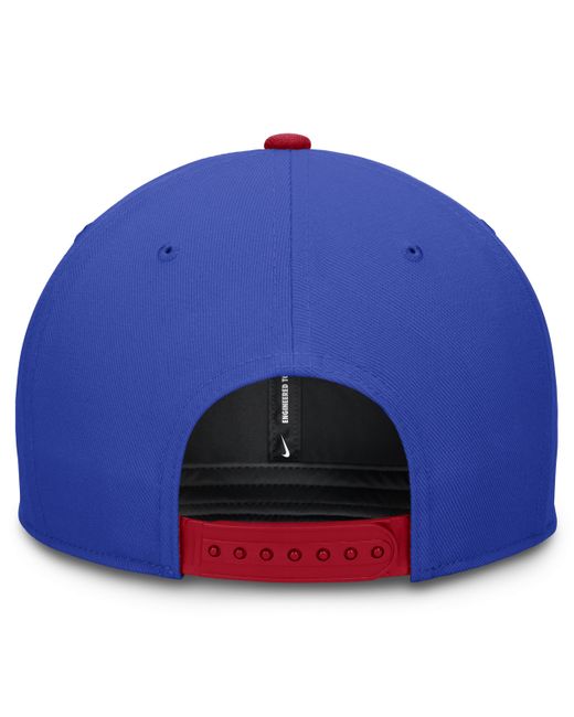 Nike Blue Atlanta Braves City Connect Pro Dri-fit Mlb Adjustable Hat for men