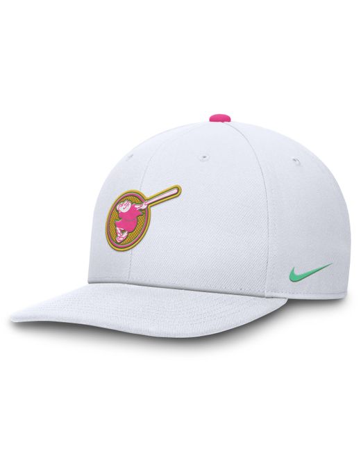 Nike White San Diego Padres City Connect Pro Dri-fit Mlb Adjustable Hat for men