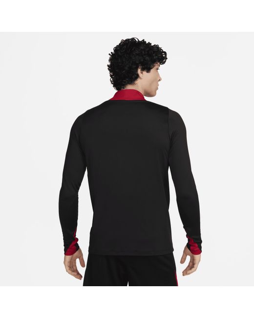 Nike Black Liverpool F.c. Strike Dri-fit Football Drill Top Polyester for men