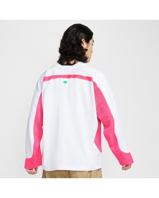 Nike White Project F.R.O.G. Long-Sleeve Jelly Jersey Top for men