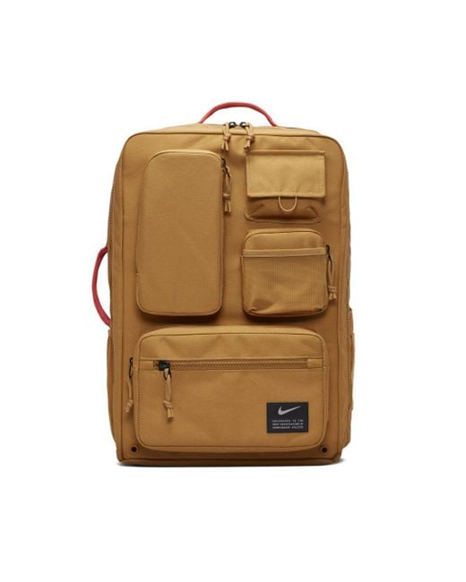 nike elite backpack brown
