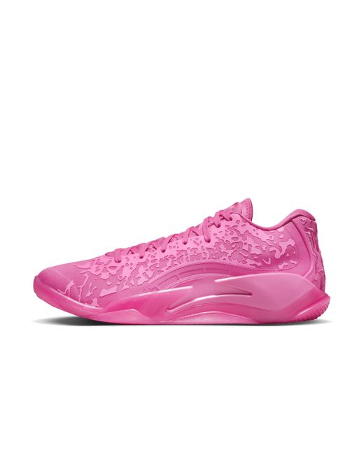 Nike Pink Nike Zion 3 Basketball Shoes for men