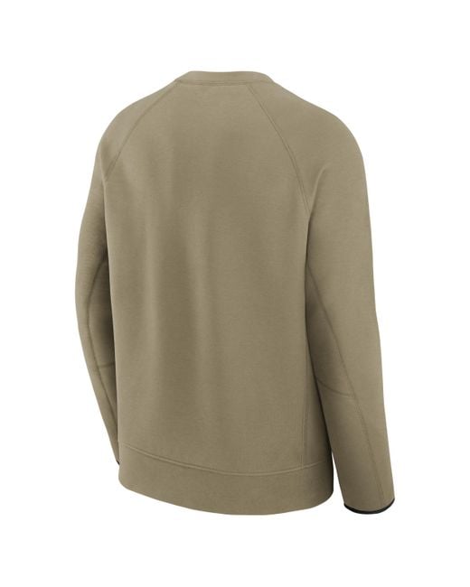 Nike Green Philadelphia Phillies Tech Fleece Mlb Pullover Crew for men