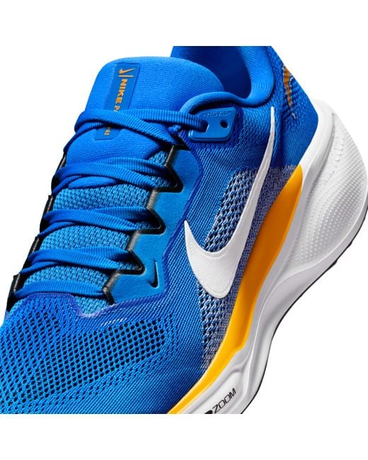 Nike Blue Los Angeles Chargers Pegasus 41 Nfl Road Running Shoes for men