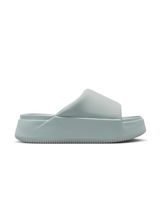 Nike Green Calm Elevation Slides