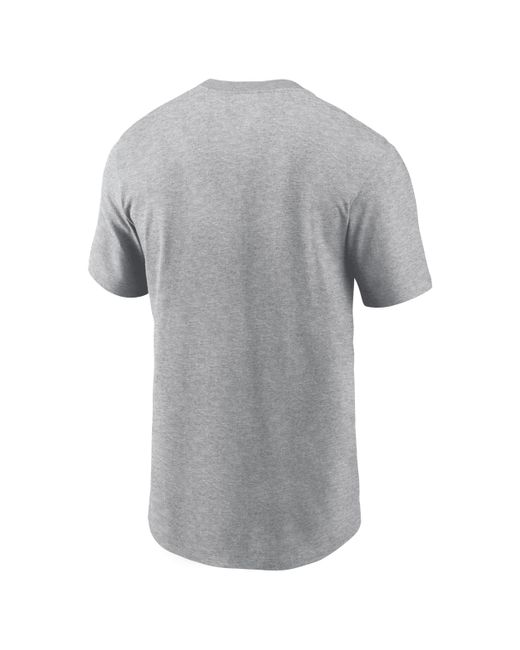 Nike Gray Derek Jeter New York Yankees Cooperstown Fuse Mlb T-shirt for men