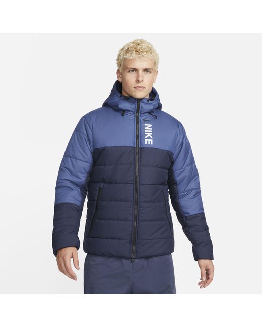 Nike Sportswear Hybrid Synthetic-fill Jacket Blue for Men | Lyst UK