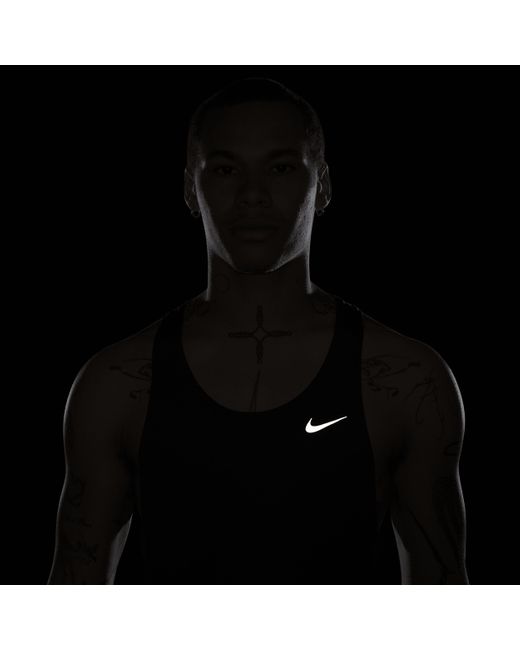 Nike Blue Fast Dri-fit Running Singlet for men