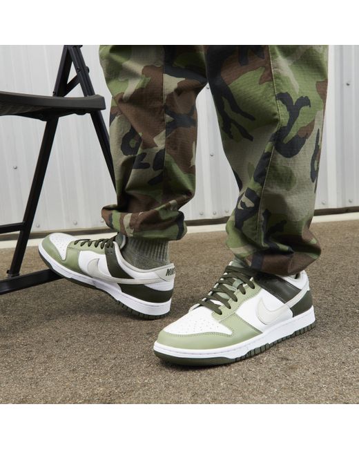 mens nike dunk low green stores