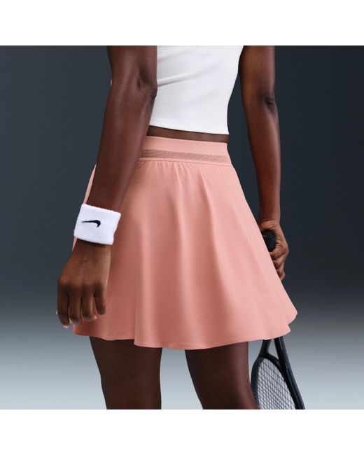 Nike Pink Court Ace Advantage Dri-Fit Tennis Skirt