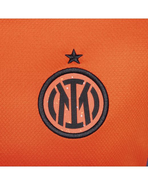 Nike Orange Inter Milan 2023/24 Stadium Third Dri-fit Football Shirt 50% Recycled Polyester for men