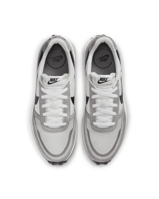 Nike White Waffle Nav Shoes for men