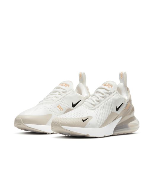 Nike White Air Max 270 Shoes